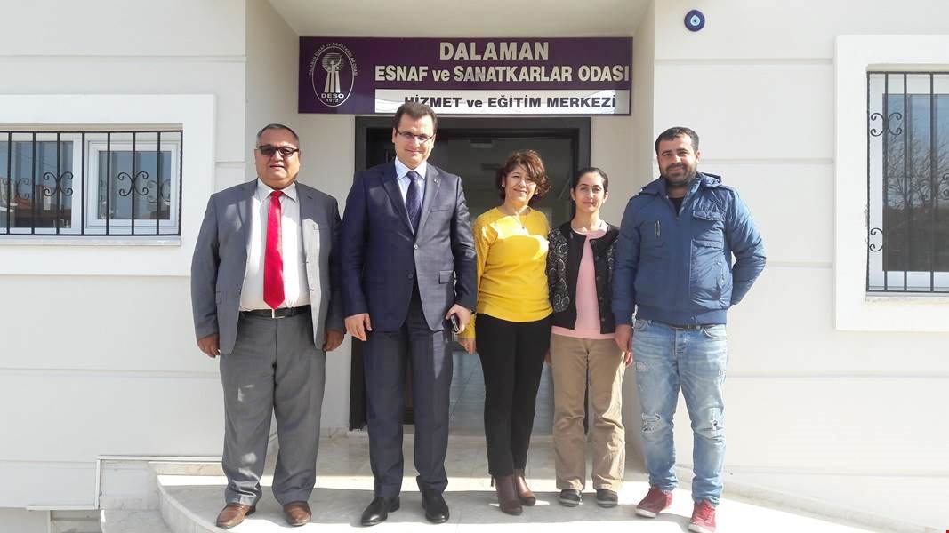 Kaymakam Ali GÜLDOĞAN Meslek Odalarını Ziyaret Etti