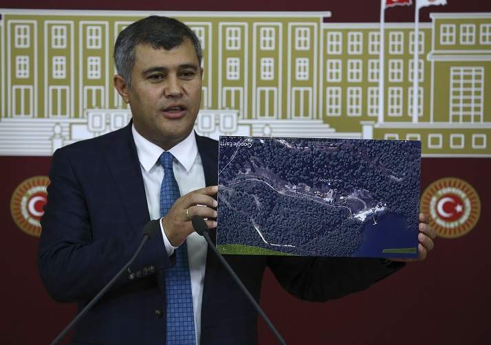 MARMARİS’E CUMHURBAŞKANLIĞI KAÇAK YAZLIK SARAYI YAPILIYOR.