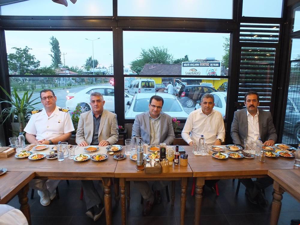 Kaymakam Ali GÜLDOĞAN, Daire Amirleri ile iftar yemeğinde buluştu