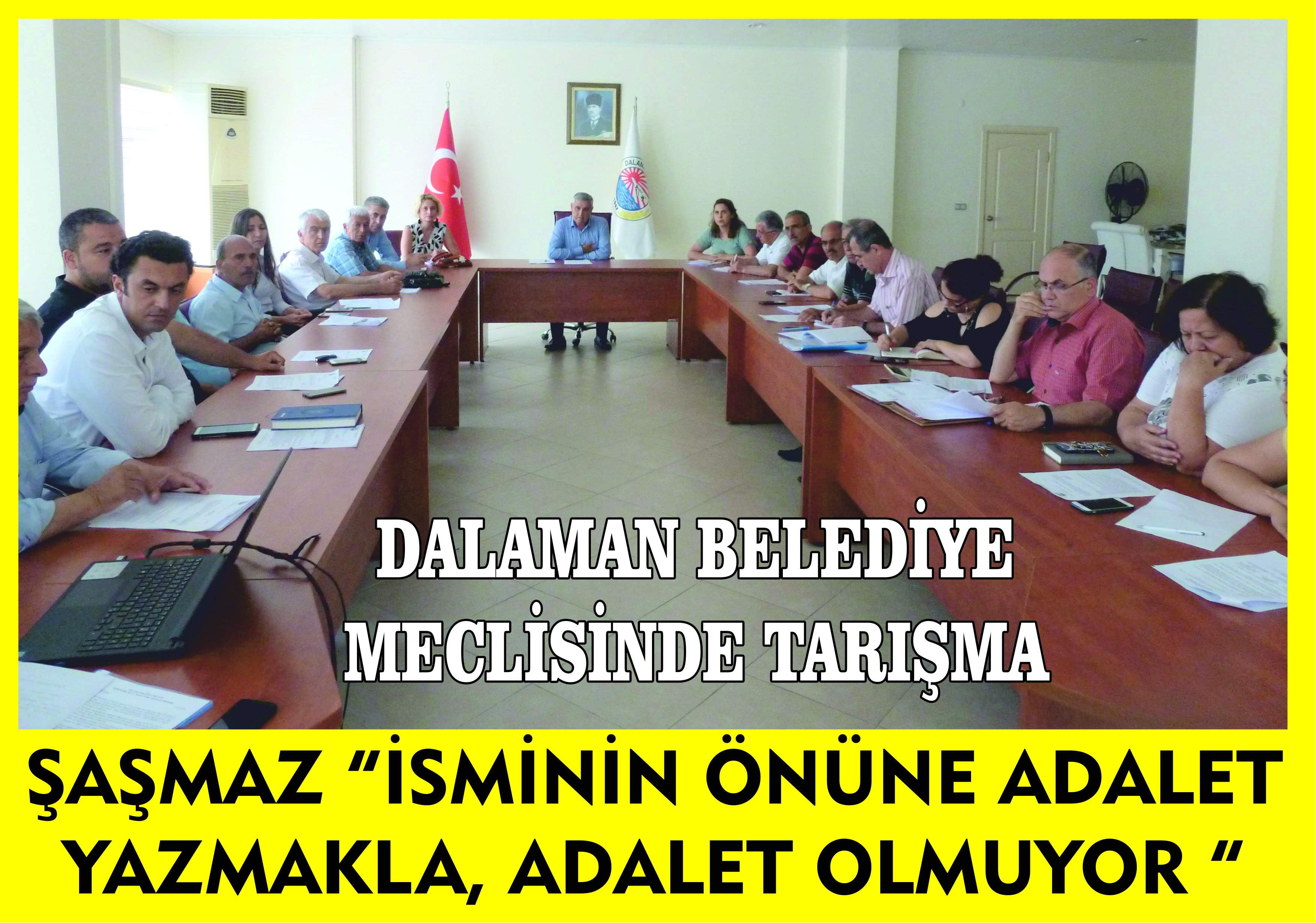ŞAŞMAZ “İSMİNİN ÖNÜNE ADALET KONMASIYLA ADALET OLMUYOR”