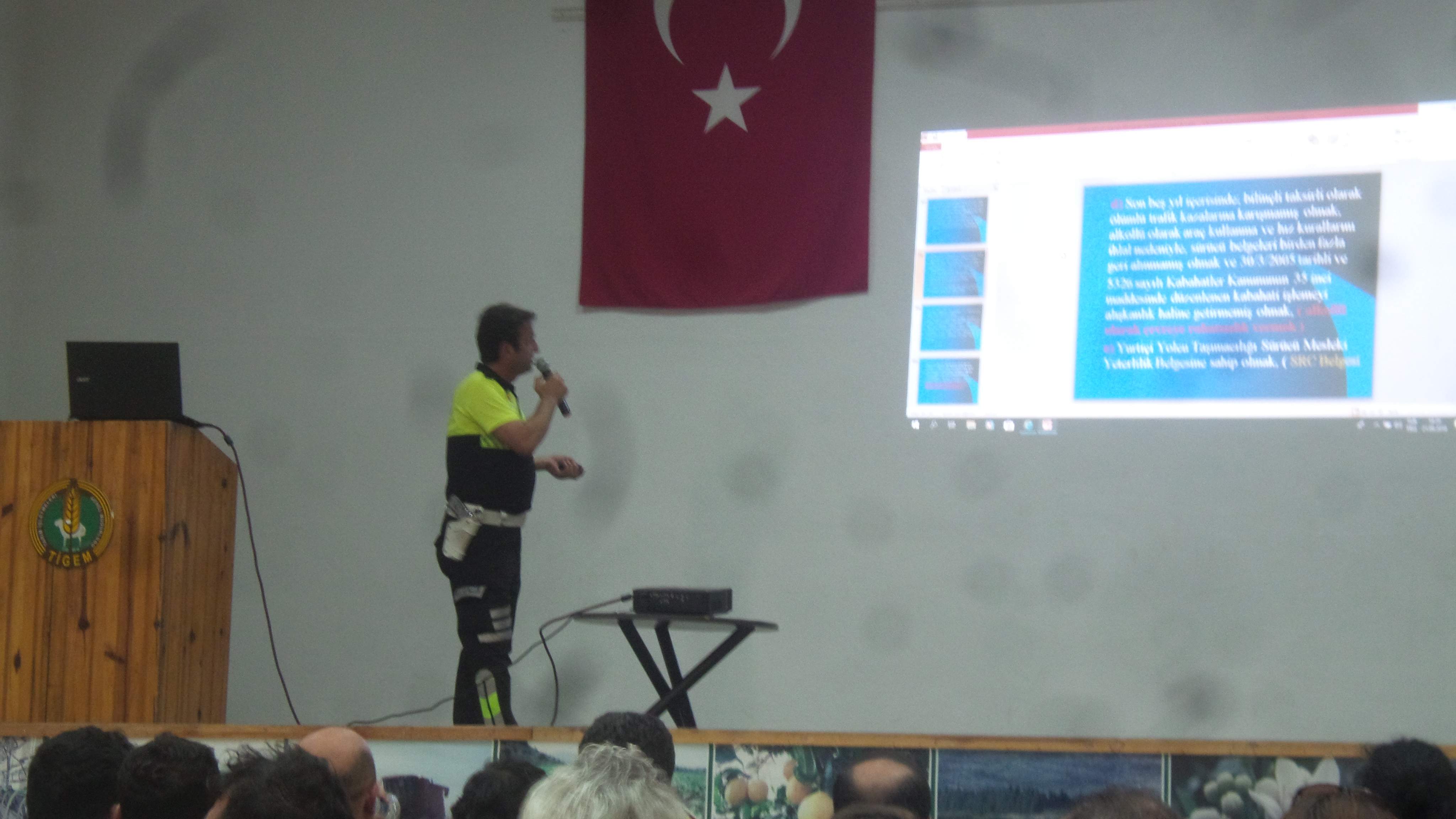 OKUL SERVİSLERİNE EĞİTİM VERİLDİ