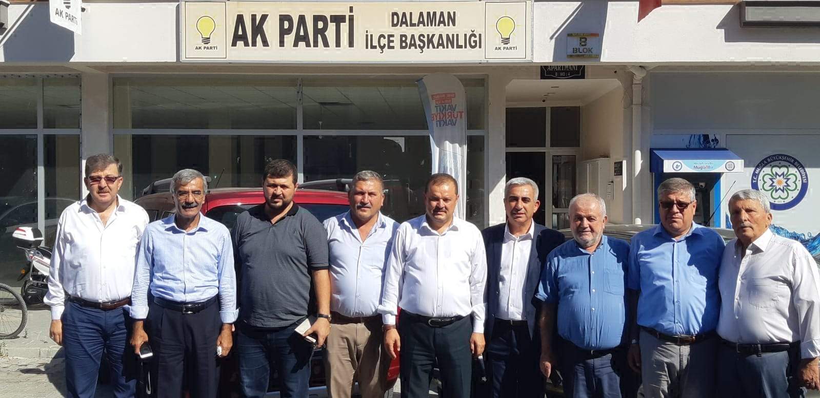 DALAMAN AK PARTİYE ÖNEMLİ ZİYARET