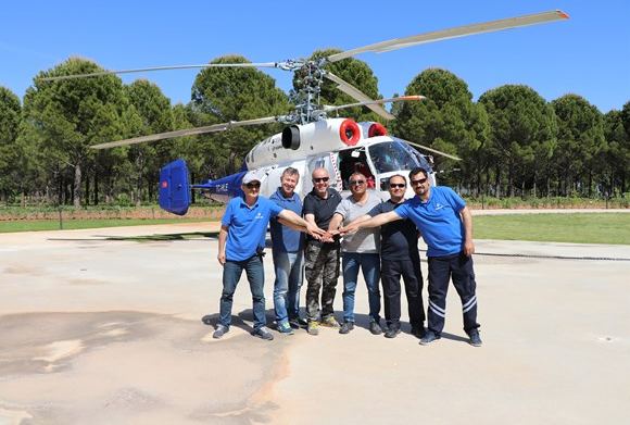Muğla’da İlk Yangın Helikopteri Göreve Başladı Muğla’da İlk Yangın Helikopteri Göreve Başladı