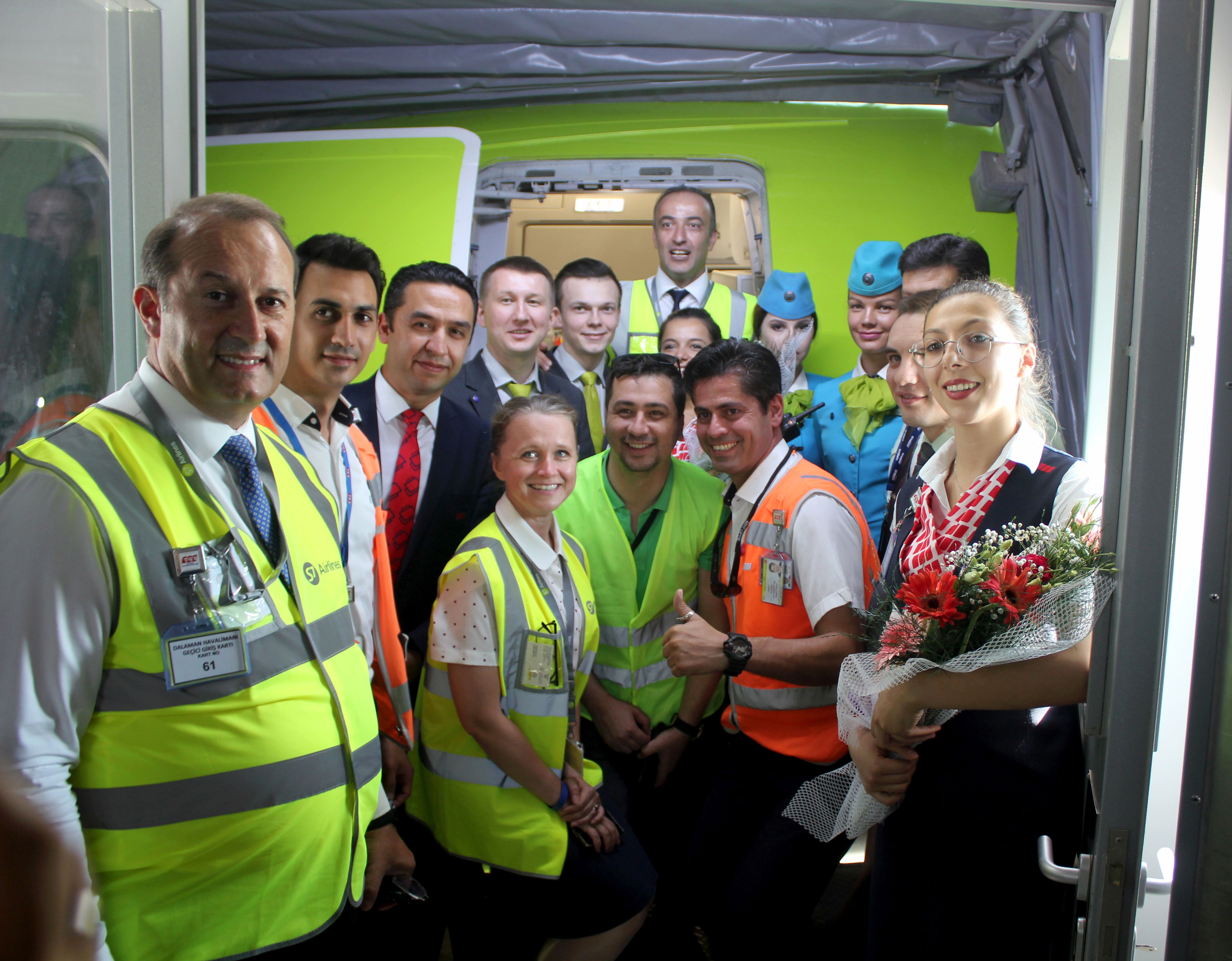 S7 Airlines Moskova – Dalaman Uçuşlarına Başladı