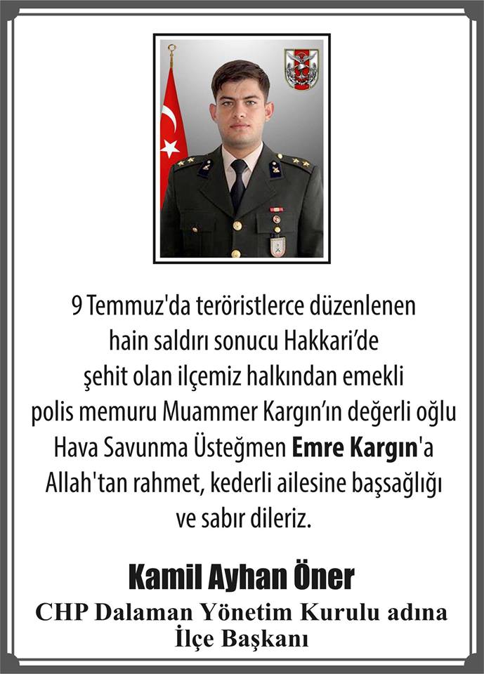 CHP DALAMAN İLÇE BAŞKANLIĞI