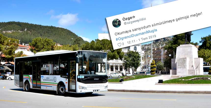 Muğla, Ulaşım zammı sosyal medyada zirvede