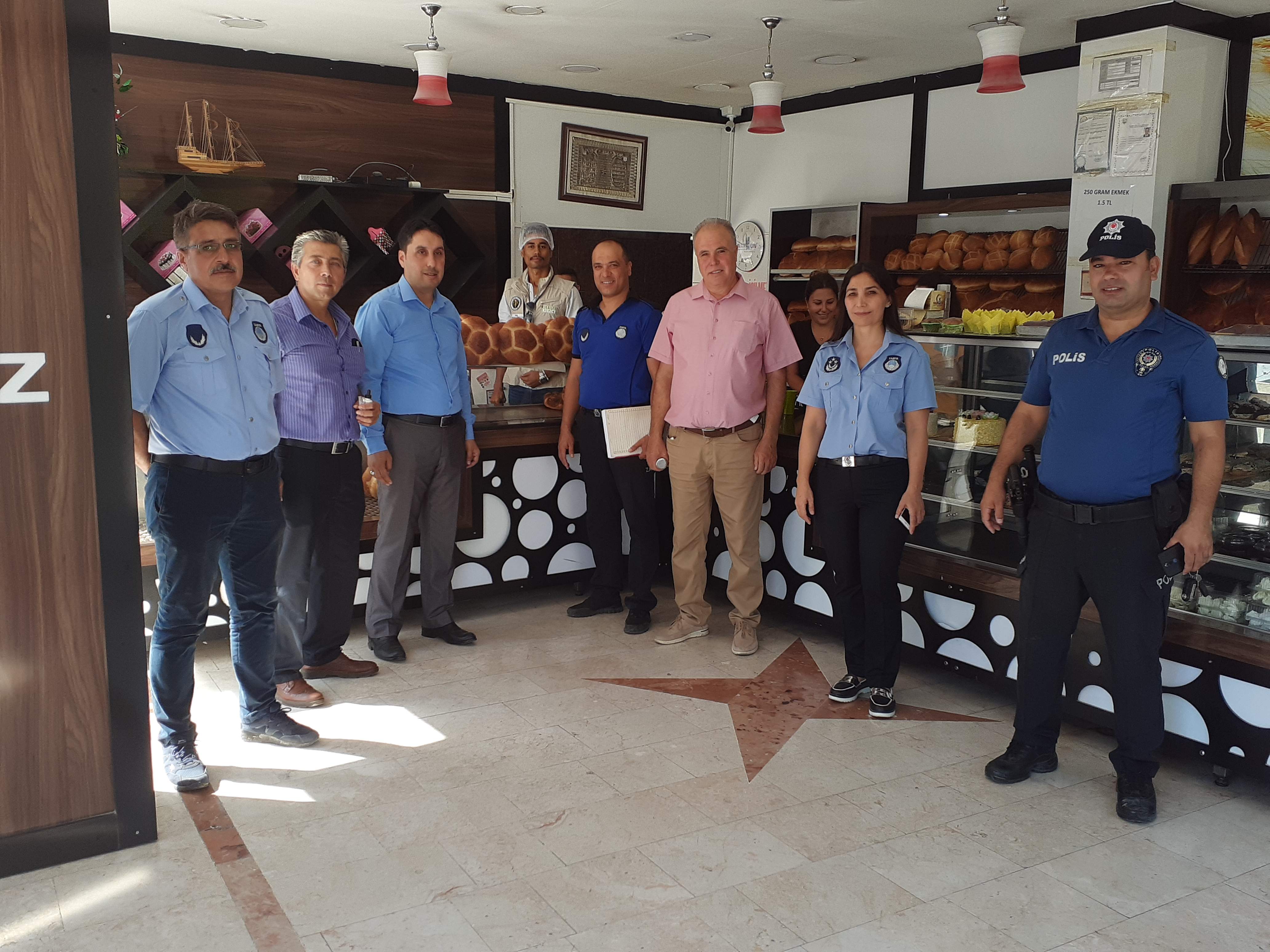 DALAMAN DA EKMEK FIRINLARI VE UNLU MAMÜL İMALATHANELERİ DENETLENDİ.