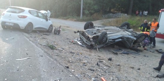 İNLİCE’DE KAZA 1 ÖLÜ 1 YARALI