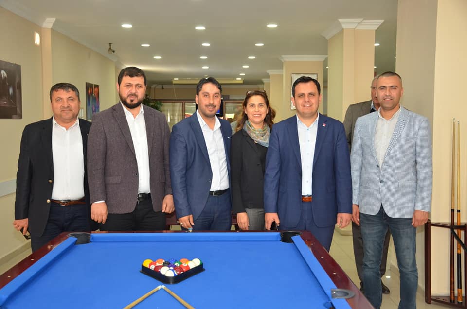 TÜM SİYASİLER LİKYA BİLARDO CAFE AÇILIŞINDA BİRARAYA GELDİLER.