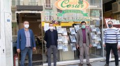 ESNAFLARI BİRLİKTE ZİYARET ETTİLER