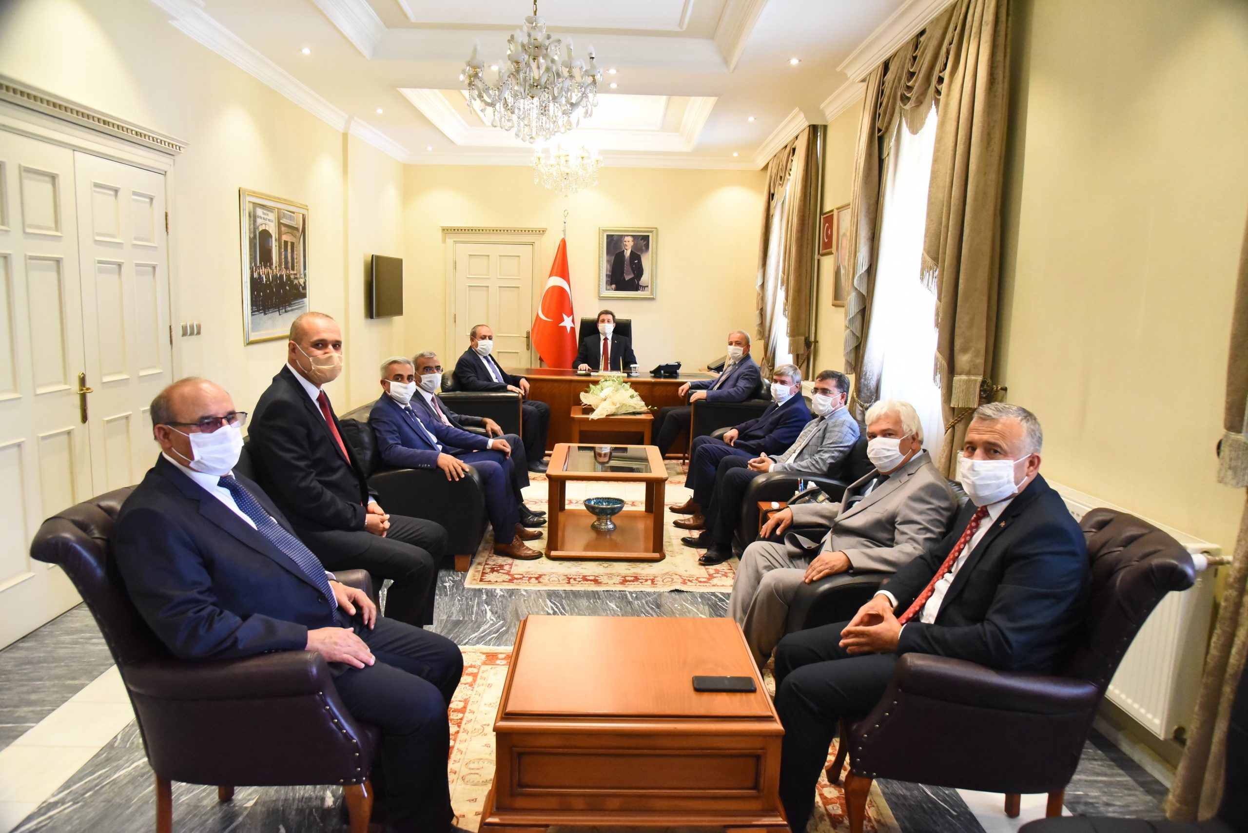 Belediye Başkanlarından Vali Tavlı’ya Hayırlı Olsun Ziyareti