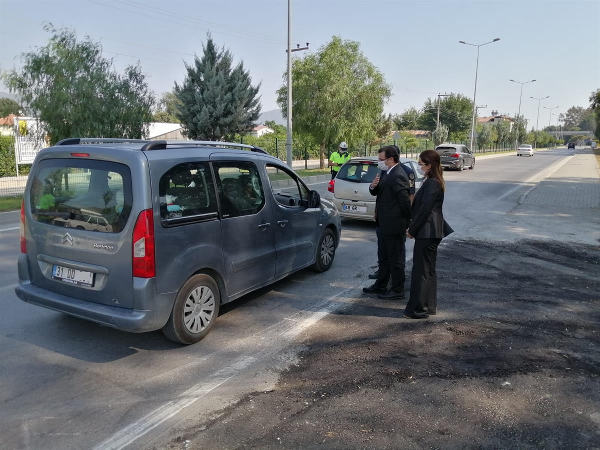 Yol kontrol ve arama uygulamasında denetleme ve inceleme yapıldı.