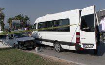 DALAMAN HAVALİMANI YOLU KAPUKARGIN KAVŞAĞINDA KAZA 1 ÖLÜ 5 YARALI