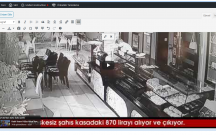 PASTANE HIRSIZI GÜVENLİK KAMERASINA YAKALANDI, ARANIYOR.