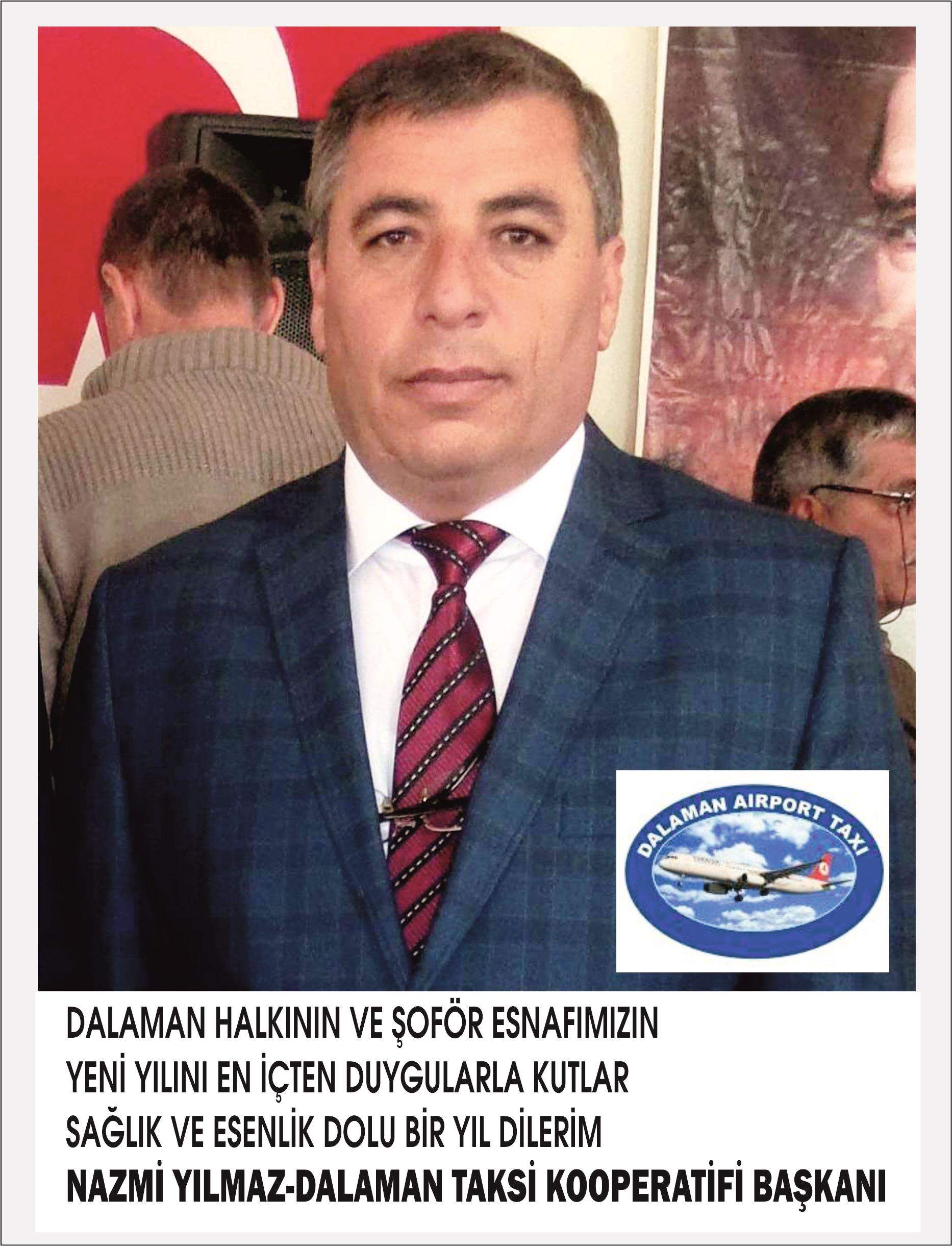 DALAMAN TAKSİ KOOPERATİFİ BAŞKANLIĞI  YENİ YIL MESAJI