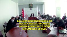 DALAMAN BELEDİYESİ NİSAN AYI OLAĞAN MECLİS TOPLANTISI YAPILDI,KOMİSYON VE DAİMİ ENCÜMENLER SEÇİLDİ.