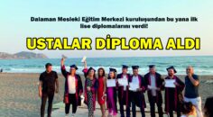 USTALAR DİPLOMA ALDI