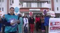 DALAMAN SAĞLIK-SEN DEN ÜCRETLERİN İYİLEŞTİRİLMESİ İÇİN BASIN AÇIKLAMASI VE İŞ BIRAKMA EYLEMİ.