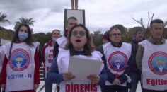 DALAMAN EĞİTİM-İŞ SENDİKASINDAN BASIN AÇIKLAMASI VE BİR GÜNLÜK İŞ BIRAKMA EYLEMİ.