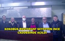 KOKOBÜS RESTORANT SEYFETTİN İNCE CADDESİNDE AÇILDI