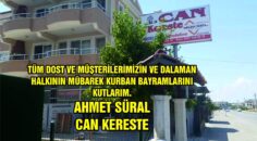 CAN KERESTE, AHMET SÜRAL KURBAN BAYRAMI MESAJI