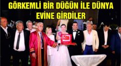 GÖRKEMLİ BİR DÜĞÜN İLE DÜNYA EVİNE GİRDİLER