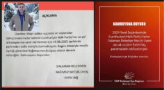 CHP’Lİ BELEDİYE MECLİS ÜYESİ İSTİFA ETTİ…