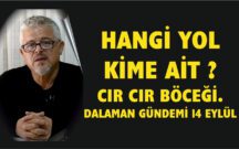 HANGİ YOL KİME AİT ? CIR CIR BÖCEĞİ.DALAMAN GÜNDEMİ 14 EYLÜL