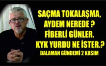 SAÇMA TOKALAŞMA, AYDEM NEREDE ? FİBERLİ GÜNLER. KYK YURDU NE İSTER.? DALAMAN GÜNDEMİ 2 KASIM