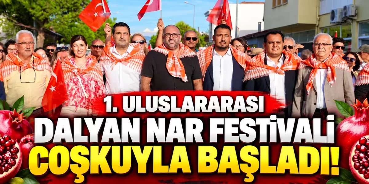1. Uluslararası Dalyan Nar Festivali Başladı